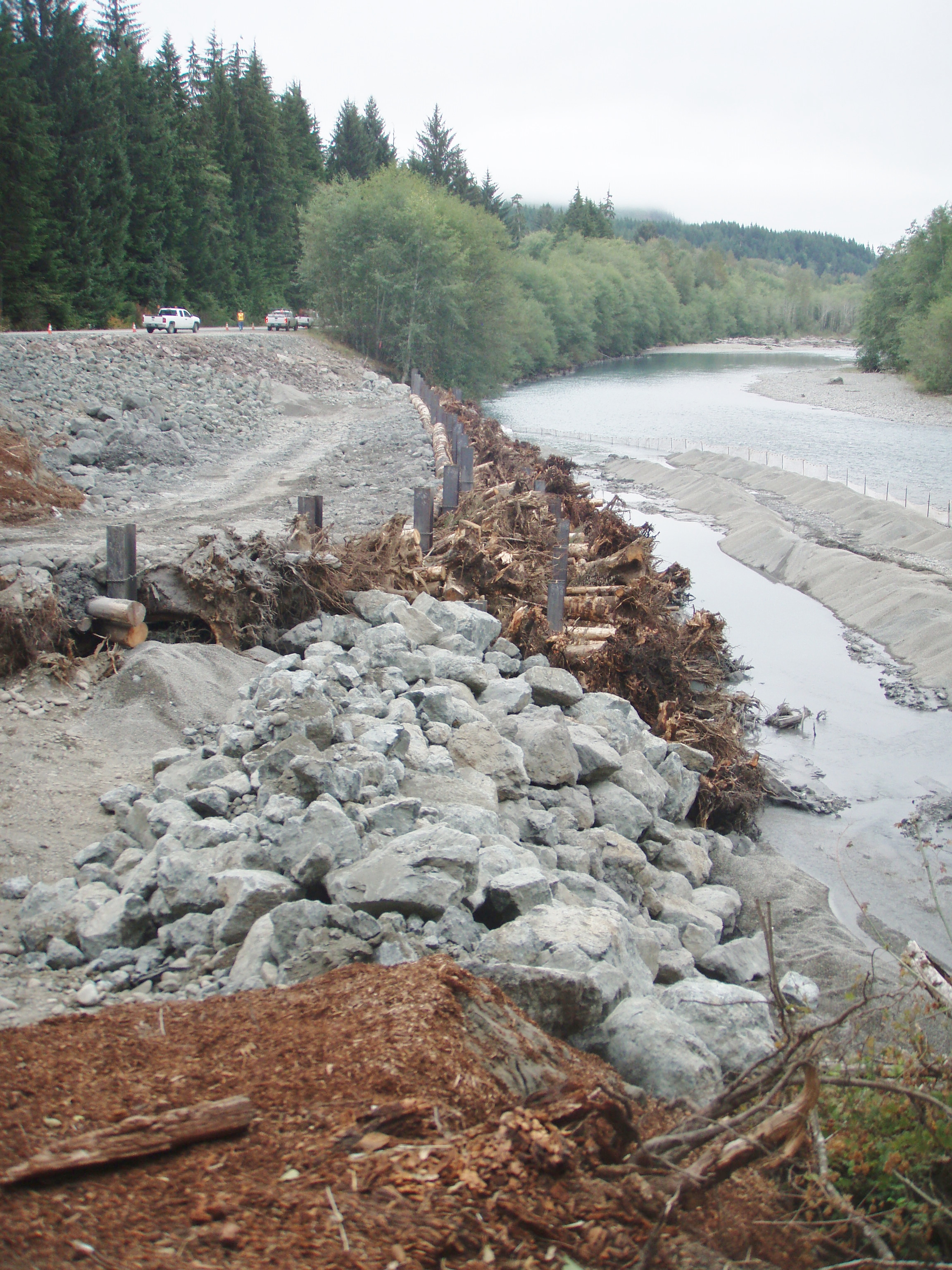 Hoh River Erosion Site #2 Bank Stabilization